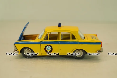 Москвич-412 А8, ГАИ, 3 зажима,Тантал/Радон 1:43