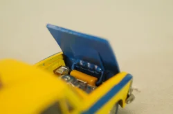 Москвич-412 А8, ГАИ, 3 зажима,Тантал/Радон 1:43 (Без коробки!)