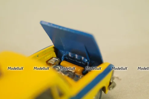 Москвич-412 А8, ГАИ, 3 зажима,Тантал/Радон 1:43