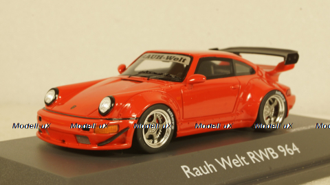 Porsche 911 (964) Rauh Welt RWB red, Schuco 1:43