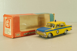 Москвич-412 А8, ГАИ, 3 зажима,Тантал/Радон 1:43