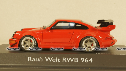 Porsche 911 (964) Rauh Welt RWB red, Schuco 1:43