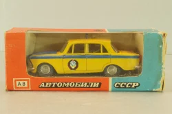 Москвич-412 А8, ГАИ, 3 зажима,Тантал/Радон 1:43 (Без коробки!)