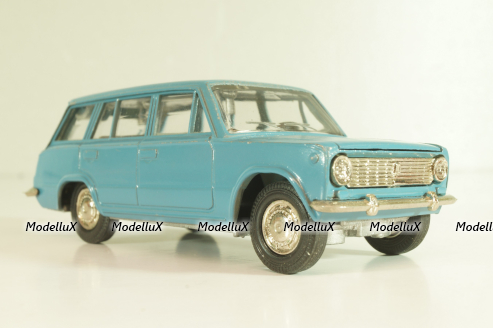 Ваз-2102, Жигули, голубой, Тантал/Радон 1:43