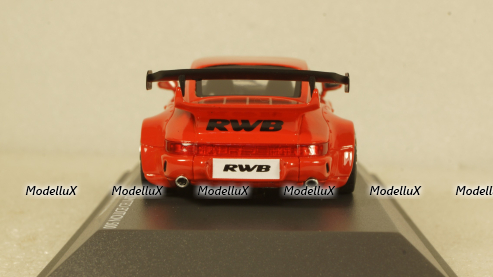 Porsche 911 (964) Rauh Welt RWB red, Schuco 1:43