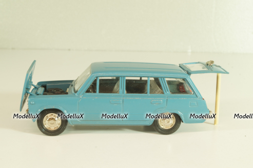 Ваз-2102, Жигули, голубой, Тантал/Радон 1:43