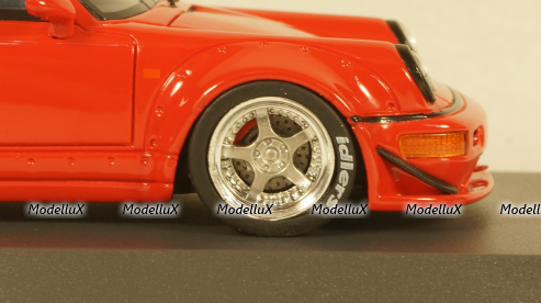 Porsche 911 (964) Rauh Welt RWB red, Schuco 1:43