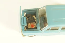 Ваз-2102, Жигули, голубой, Тантал/Радон 1:43