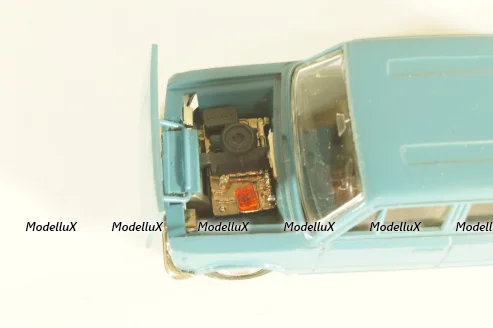 Ваз-2102, Жигули, голубой, Тантал/Радон 1:43
