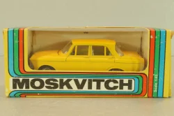 Москвич-412 А2, 2 зажима, желтый, декабрь 1978, Тантал/Радон 1:43