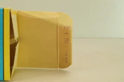 Москвич-412 А2, 2 зажима, желтый, декабрь 1978, Тантал/Радон 1:43
