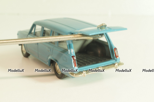 Ваз-2102, Жигули, голубой, Тантал/Радон 1:43