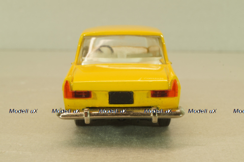 Москвич-412 А1, 2 зажима, желтый, декабрь 1978, Тантал/Радон 1:43