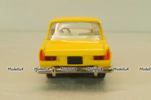 Москвич-412 А2, 2 зажима, желтый, декабрь 1978, Тантал/Радон 1:43