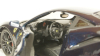 Ferrari 488 Pista, dark blue/silver, Burago 1:24