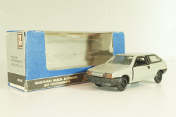 Ваз-2108 Лада, серая, май 1995г., Тантал/Радон 1:43