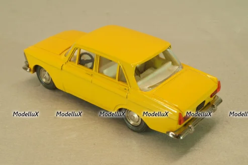 Москвич-412 А2, 2 зажима, желтый, декабрь 1978, Тантал/Радон 1:43