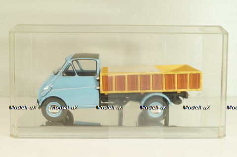 Isocarro pickup pritschenwagen 1952, blueb/brown, 450008800, Schuco 1:18