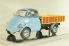 Isocarro pickup pritschenwagen 1952, blueb/brown, 450008800, Schuco 1:18