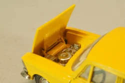 Москвич-412 А2, 2 зажима, желтый, декабрь 1978, Тантал/Радон 1:43