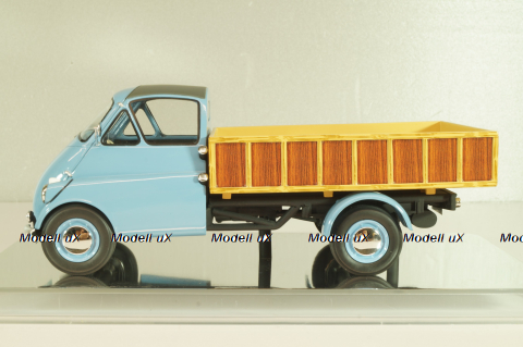 Isocarro pickup pritschenwagen 1952, blueb/brown, 450008800, Schuco 1:18