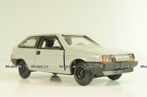 Ваз-2108 Лада, серая, май 1995г., Тантал/Радон 1:43
