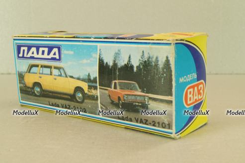 Ваз-2101 Милиция, бело-голубой, сентябрь 1990г.,  Тантал/Радон 1:43