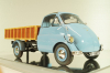 Isocarro pickup pritschenwagen 1952, blueb/brown, 450008800, Schuco 1:18