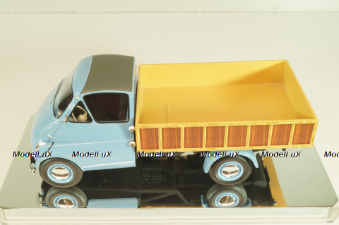 Isocarro pickup pritschenwagen 1952, blueb/brown, 450008800, Schuco 1:18