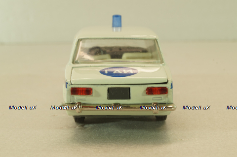Ваз-2101 Милиция, бело-голубой, сентябрь 1990г.,  Тантал/Радон 1:43