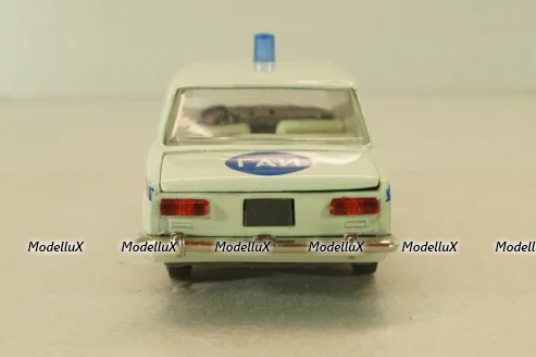 Ваз-2101 Милиция, бело-голубой, сентябрь 1990г.,  Тантал/Радон 1:43