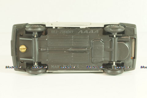 Ваз-2108 Лада, серая, май 1995г., Тантал/Радон 1:43