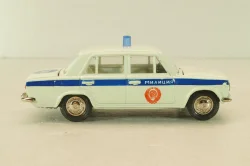 Ваз-2101 Милиция, бело-голубой, сентябрь 1990г.,  Тантал/Радон 1:43