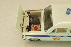 Ваз-2101 Милиция, бело-голубой, сентябрь 1990г.,  Тантал/Радон 1:43