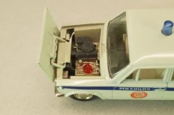 Ваз-2101 Милиция, бело-голубой, сентябрь 1990г.,  Тантал/Радон 1:43