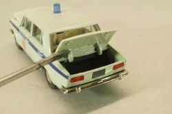 Ваз-2101 Милиция, бело-голубой, сентябрь 1990г.,  Тантал/Радон 1:43