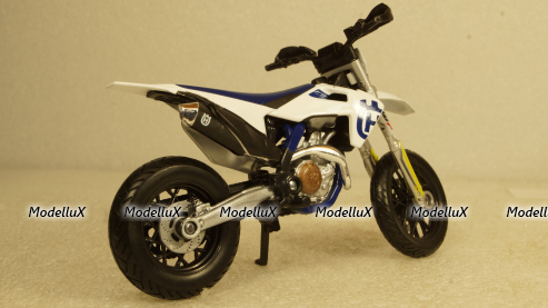 Husqvarna FS 450 Supermoto white/Decorated, Burago 1:18