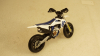 Husqvarna FS 450 Supermoto white/Decorated, Burago 1:18