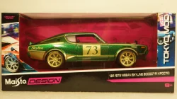 Nissan Skyline 2000 GTR #73 (KPGC110) 1973, green, 32539, Maisto 1:24
