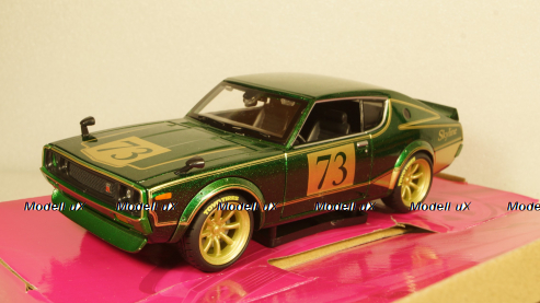 Nissan Skyline 2000 GTR #73 (KPGC110) 1973, green, 32539, Maisto 1:24