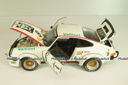 Porsche 911 (934) Turbo RSR Valliant #6, white, 450060200, Schuco 1:18