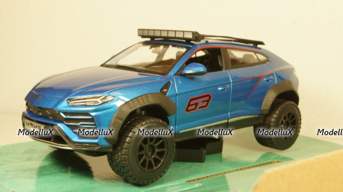 Lamborghini Urus offroad #63 2018, blue,  Maisto 1:24