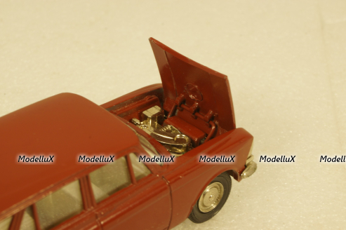 Москвич-427, А4, красный,Тантал/Радон 1:43