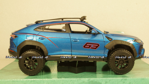 Lamborghini Urus metallic-blue/Decorated No.63, Maisto 1:24