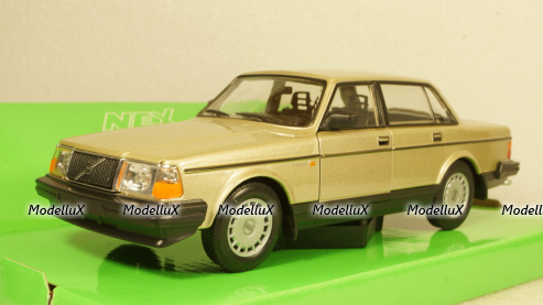 Volvo 240 GL gold, 24102, Welly 1:24