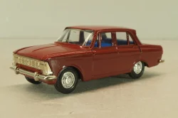 Москвич-408 бордовый, декабрь 97г., Агат 1:43
