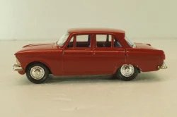 Москвич-408 бордовый, декабрь 97г., Агат 1:43