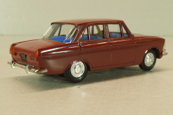 Москвич-408 бордовый, декабрь 97г., Агат 1:43
