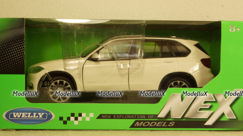 BMW X5 (F15) white, 24052, Welly 1:24