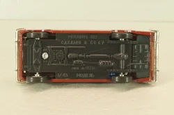 Москвич-408 бордовый, декабрь 97г., Агат 1:43
